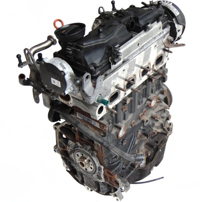 Motor VW Scirocco Passat Cc B7 CFFB CFFA CFFD 2.0 TDI 132TKm Diesel Unkomplett