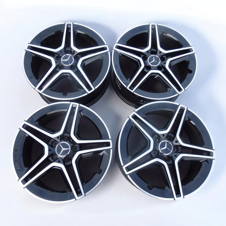 1x Alufelge 18 Zoll 7.5" 5x112 49ET Glanz Schwarz A1774011500 Mercedes-Benz W177 FEL5668621443jd