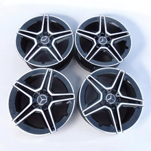 Load image into Gallery viewer, 1x Alufelge 18 Zoll 7.5" 5x112 49ET Glanz Schwarz A1774011500 Mercedes-Benz W177 FEL5668621443jd