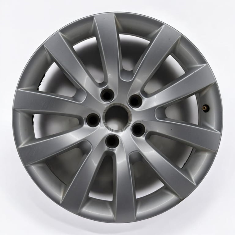 1x Alufelge 17 Zoll 7.0" 5x112 33ET Glanz Silber 1K8601025 VW Scirocco Rim Wheel FEL7412020472xs