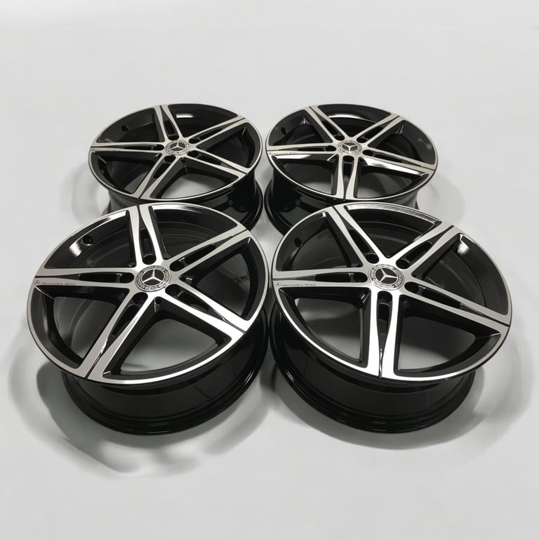 4x Alufelge 18 Zoll 7.5" 5x112 49ET Graphit A1774010700 Mercedes-Benz Cla