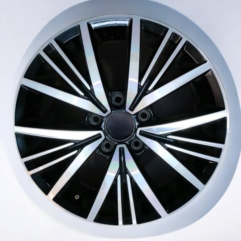 1x Alufelge 16 Zoll 6.5" 5x112 46ET Glanz Schwarz 5G0601025 VW Golf Vii FEL1509346487ch