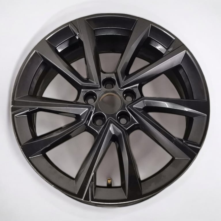 1x Alufelge 17 Zoll 7.0" 5x100 51ET Glanz Graphit 6VA601025 Skoda Fabia Iv