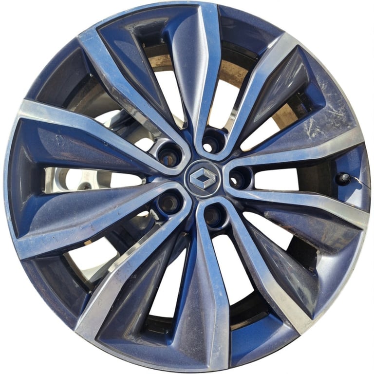 1x Alufelge 16 Zoll 6.5" 4x100 44ET Glanz Silber 403005079 Renault Rim Wheel