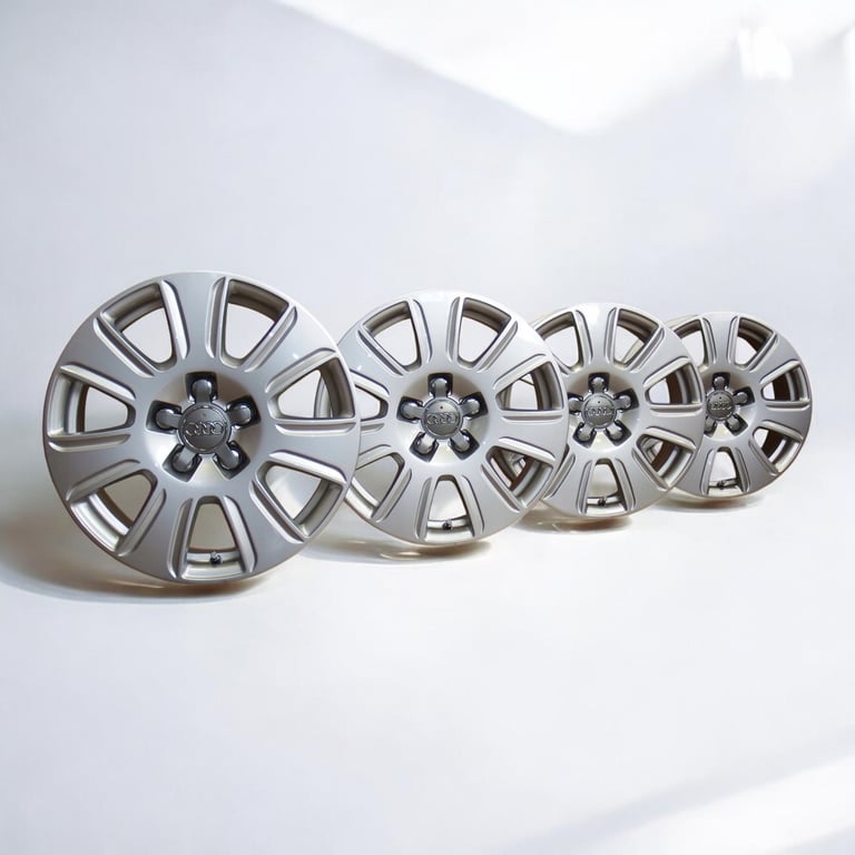4x Alufelge 16 Zoll 6.5" 5x112 33ET Glanz Silber 8U0601025Q Audi Q3 Rim Wheel FEL9277473702ke