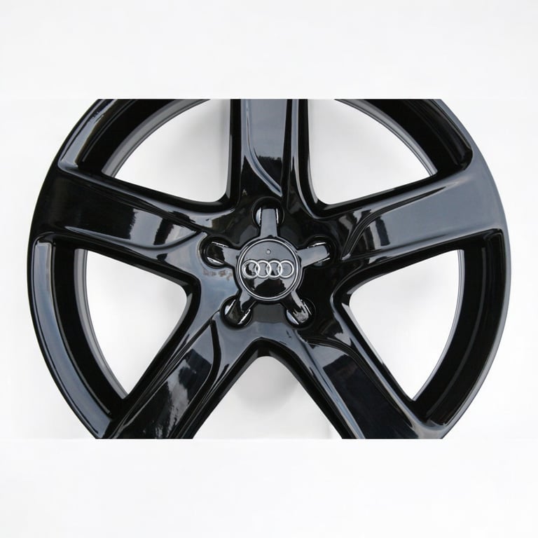 4x Alufelge 18 Zoll 8.0" 5x112 41ET Glanz Schwarz 4G9601025E Audi A6 Allroad FEL6248661724bn