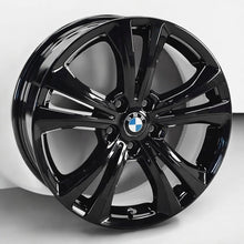 Load image into Gallery viewer, 4x Alufelge 18 Zoll 7.5&quot; 5x112 51ET Glanz Schwarz 6856069 BMW X2 F39 F48