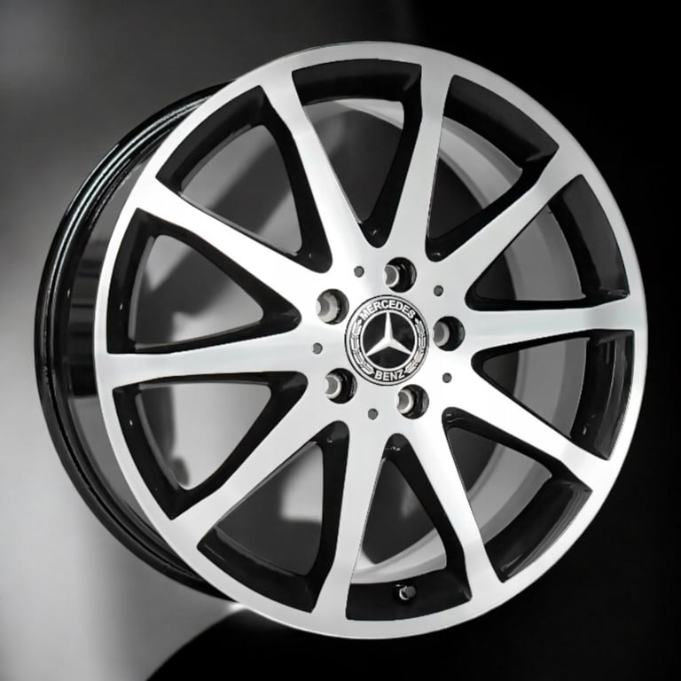 4x Alufelge 18 Zoll 8.0" 5x112 67ET Glanz Silber A2514011102 Mercedes-Benz W251