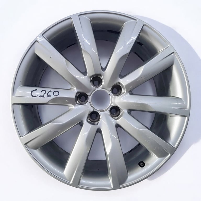 1x Alufelge 19 Zoll 8.0" 5x112 39ET Glanz Silber 8R0601025 Audi Q5 Rim Wheel FEL9113858194mm