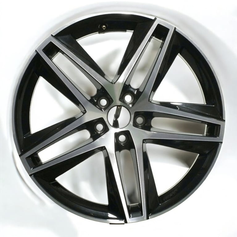 1x Alufelge 18 Zoll 7.0" 5x100 51ET Glanz Schwarz 6F0601025 Seat Rim Wheel