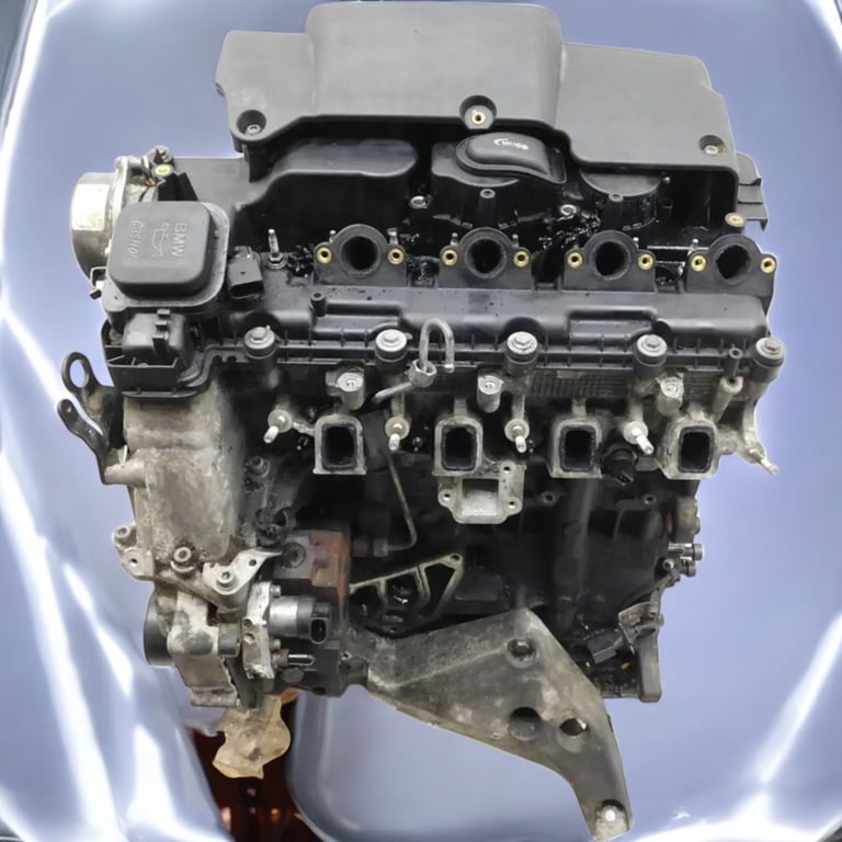 Motor BMW X3 E83 204D4 2.0 163PS 196TKm 2006 Diesel Engine Unkomplett