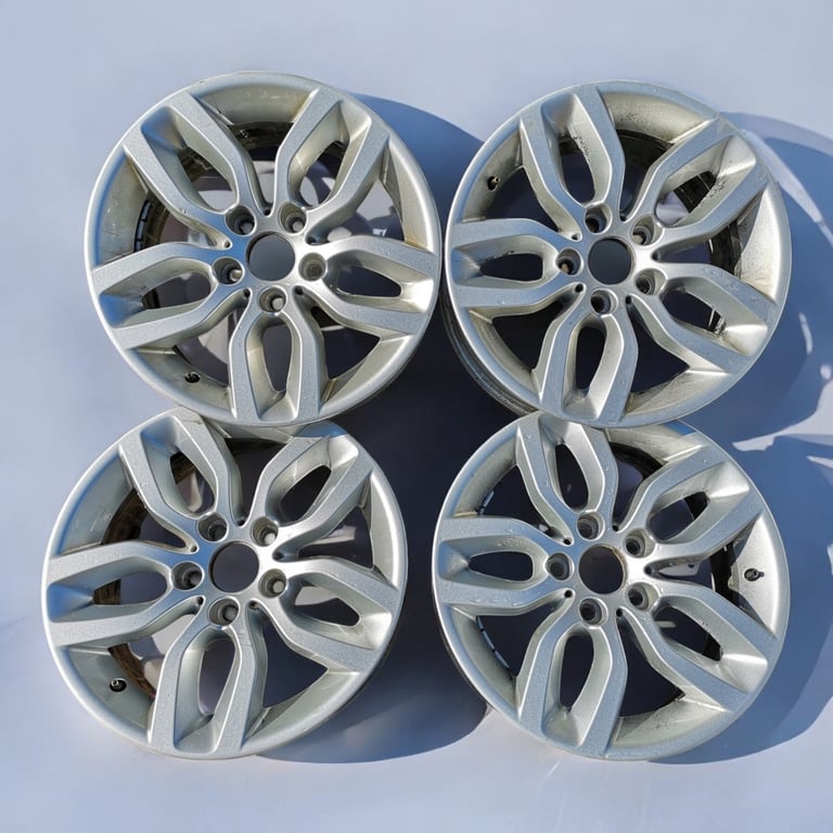 4x Alufelge 17 Zoll 7.5" 5x120 32ET Glanz Silber 6787576 BMW F26 X3 F25 FEL4490290303jr