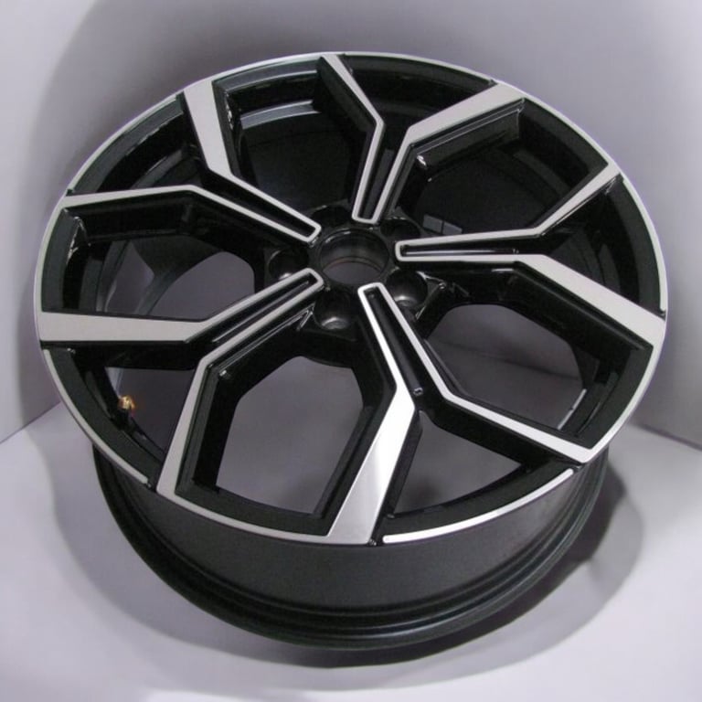 1x Alufelge 18 Zoll 7.5" 5x100 51ET Glanz 2G0601025AQ VW Polo Rim Wheel FEL4946435663pu