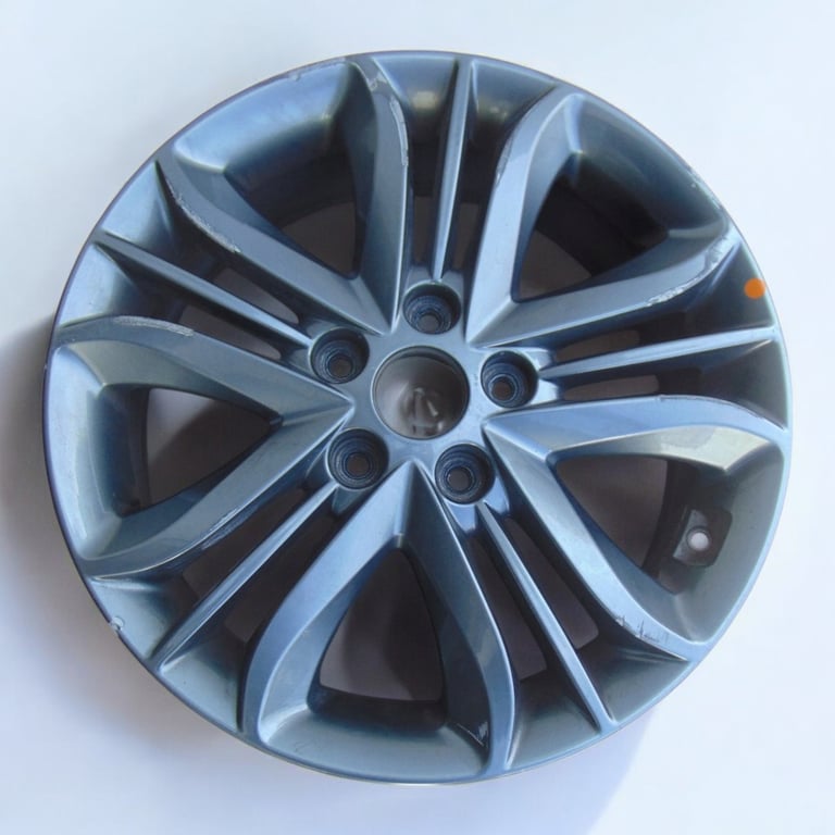 1x Alufelge 17 Zoll 6.5" 5x114.3 Glanz Silber 52910-2Y650 Hyundai Ix35 Rim Wheel