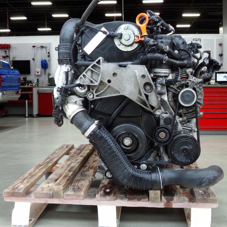 Motor Audi VW A3 Scirocco CAW 2.0 TFSI 200PS 147kW 123TKm Benzin Unkomplett