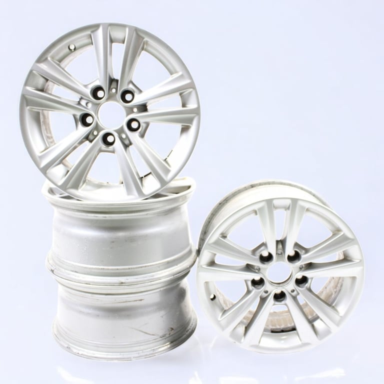 4x Alufelge 16 Zoll 7.5" 5x120 37ET Glanz Silber 6866304 BMW F36 F32 F33 FEL9884354726xx