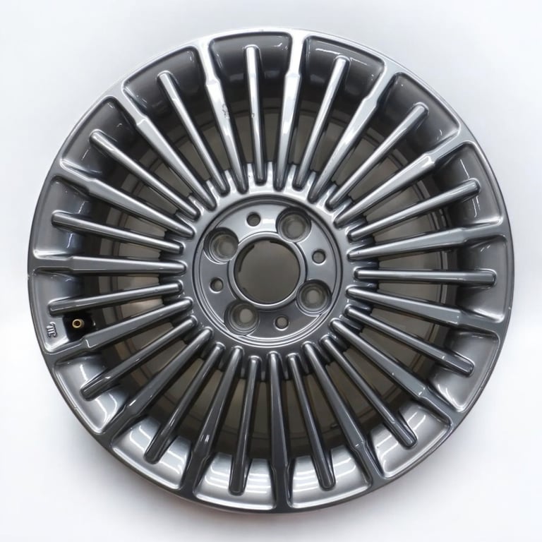 1x Alufelge 16 Zoll 6.0" 4x98 41ET Graphit 50290267 Fiat 500 Rim Wheel FEL5536142993qs