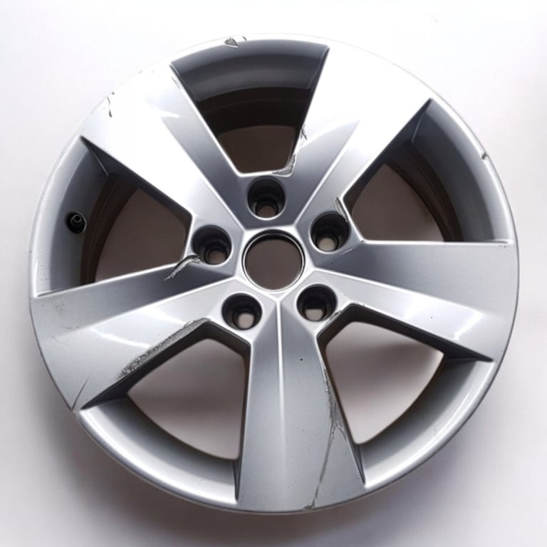 1x Alufelge 18 Zoll 8.0" 5x112 44ET Glanz Graphit 3V0601025 Skoda Rim Wheel