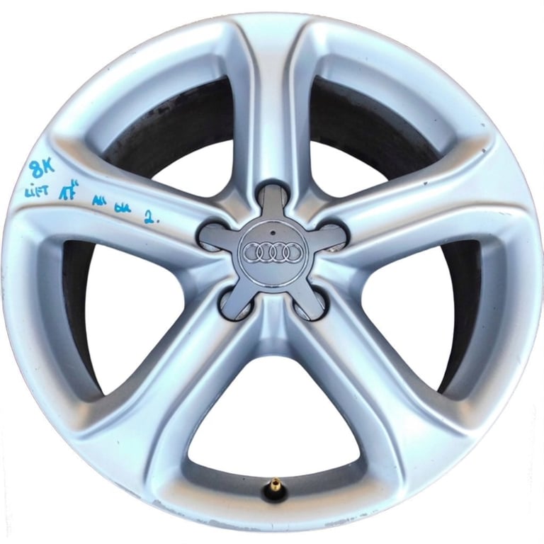 1x Alufelge 17 Zoll 7.5" 5x112 45ET Glanz Silber 8K0601025BK Audi A4 B8 FEL5472316971nb
