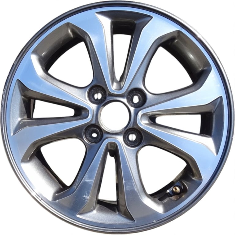 1x Alufelge 15 Zoll 6.0" 4x100 47ET Glanz Grau 52910-C8800 Hyundai I10 Mg