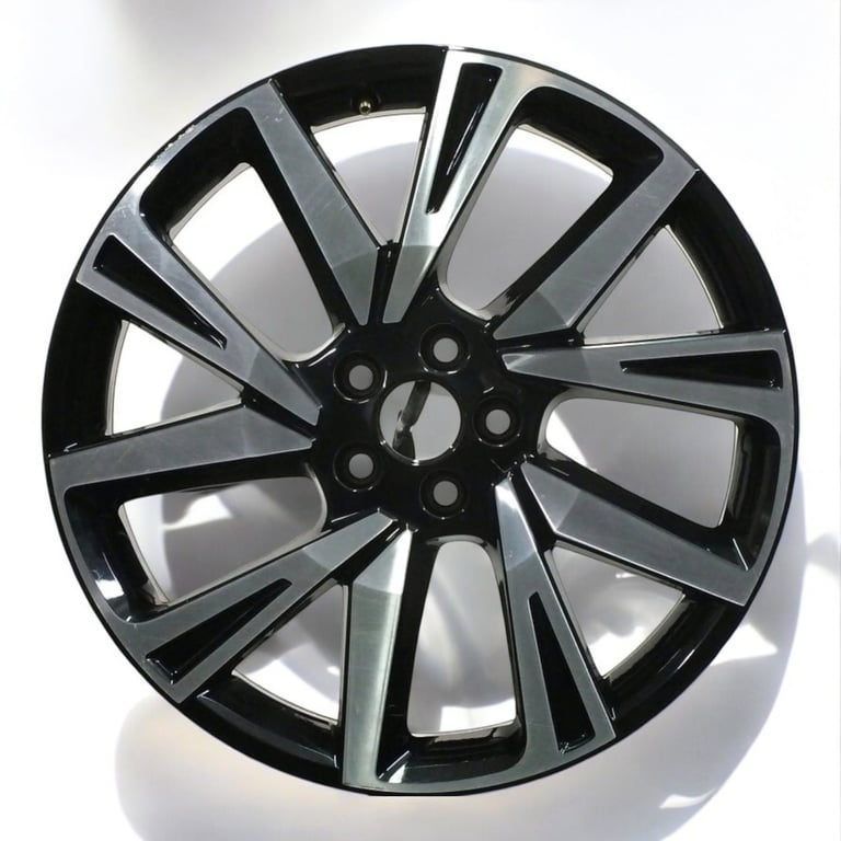 1x Alufelge 18 Zoll 7.0" 5x100 47ET Glanz Schwarz 6F9071498A Seat Arona