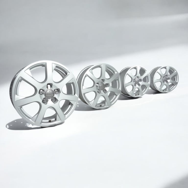 4x Alufelge 17 Zoll 7.0" 5x112 37ET Silber 8R0601025E Audi Rim Wheel FEL9316343268xl