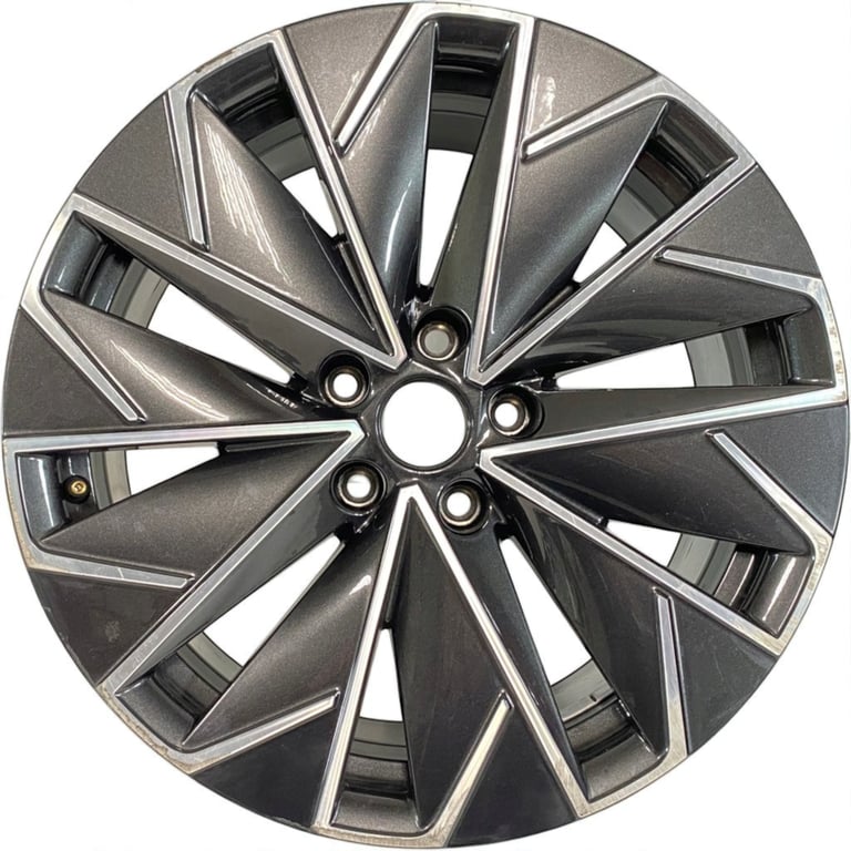1x Alufelge 18 Zoll 8.0" 5x112 44ET Glanz Schwarz 3V0601025B Skoda Superb Iii FEL6603882677rp