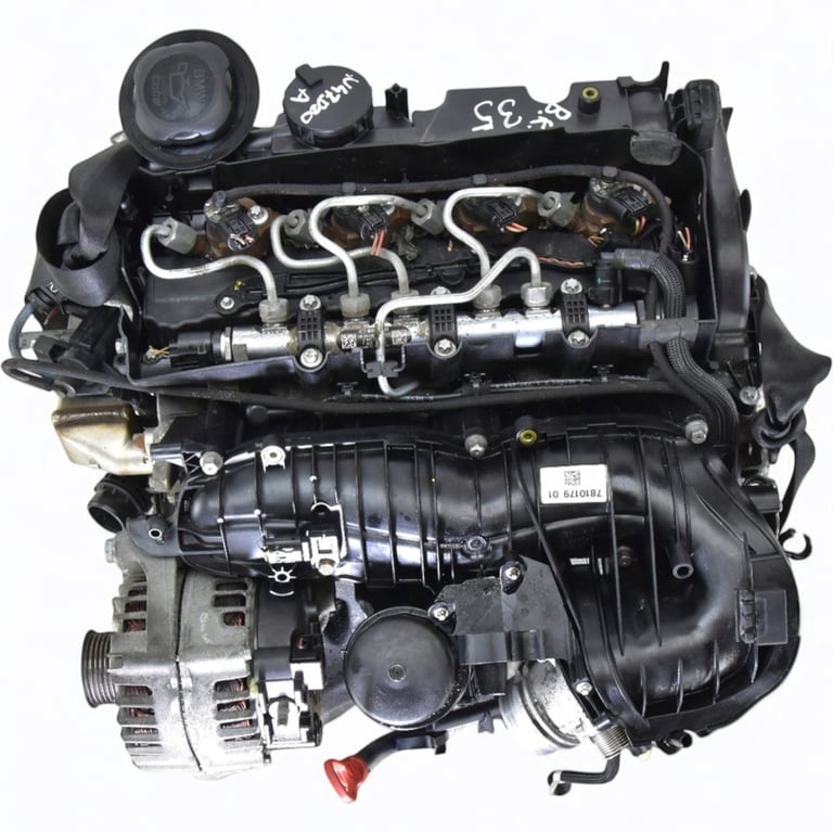 Motor BMW E83 E81 E91 E60 E90 N47D20C 2.0 177PS 129TKm 2007 Diesel Unkomplett