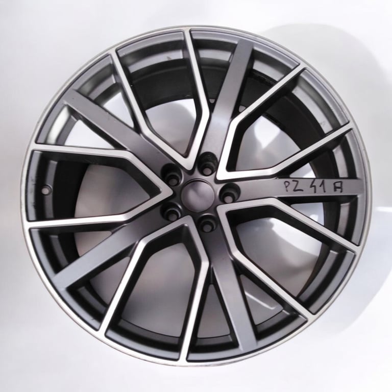 1x Alufelge 21 Zoll 9.5" 5x112 25ET Matt Silber 4G060102 Audi A6 Rim Wheel FEL1659515386za