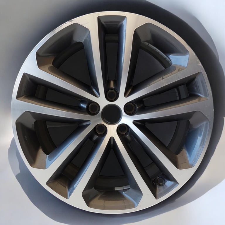 1x Alufelge 19 Zoll 8.5" 5x108 HK8M-1007-EA Jaguar F-Pace Rim Wheel