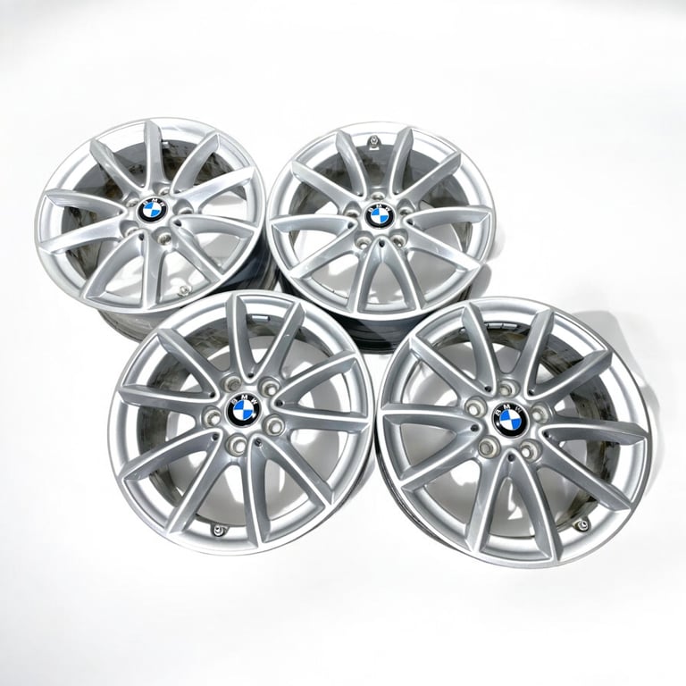 4x Alufelge 16 Zoll 7.0" 5x112 52ET Glanz Silber 6855080 BMW F45 F46 Rim Wheel FEL8672046800nv