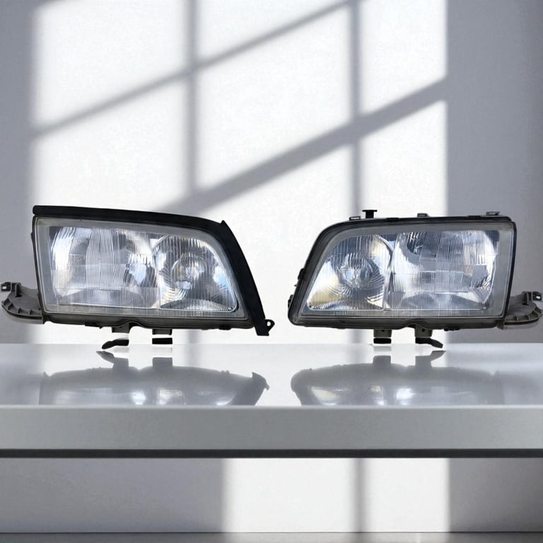 Frontscheinwerfer Mercedes-Benz A2028203061 Ein Satz Scheinwerfer Headlight SCH5053902578mu