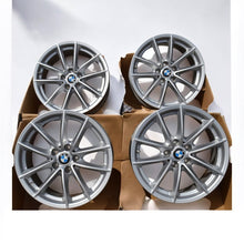 Load image into Gallery viewer, 4x Alufelge 17 Zoll 7.5" 5x112 27ET Glanz Silber 6868217 BMW 5 G30 G20 Rim Wheel FEL7737645814oi