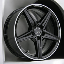 Load image into Gallery viewer, 4x Alufelge 18 Zoll 7.5" 5x112 44ET Glanz Schwarz A2054011100 Mercedes-Benz Vito FEL5189667293ou