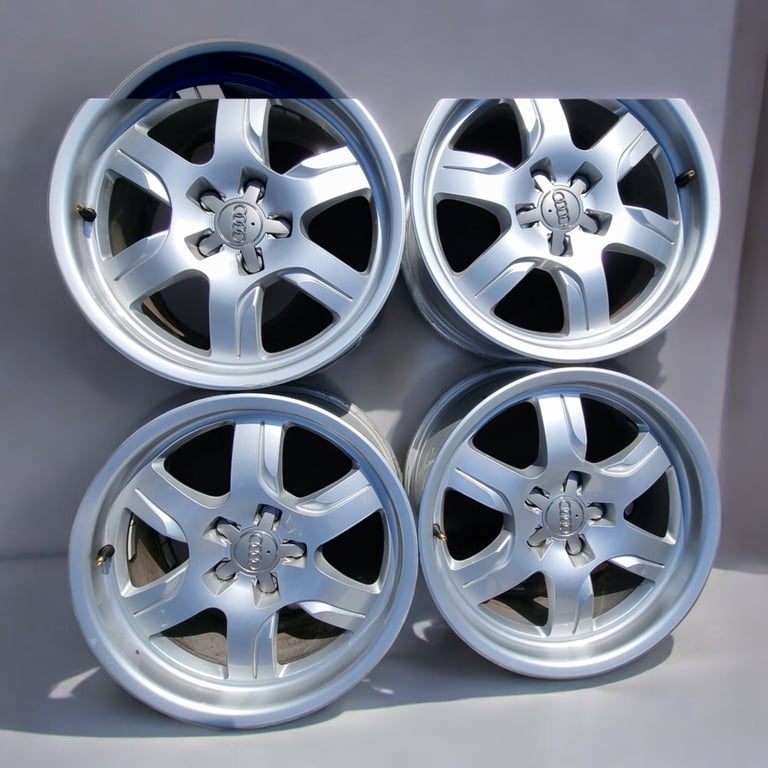 4x Alufelge 17 Zoll 7.5" 5x112 28ET Glanz Silber 8T0601025BS Audi A5 Rim Wheel FEL4722184635rp