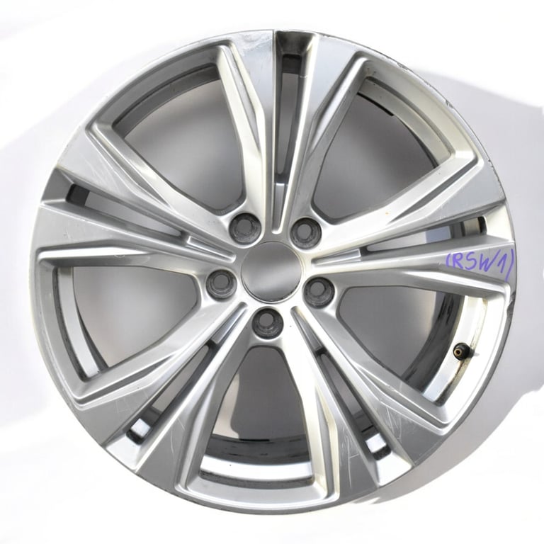 1x Alufelge 18 Zoll 8.0" 5x108 42ET Glanz Silber 32243390 Volvo S60 V60 S90 V90