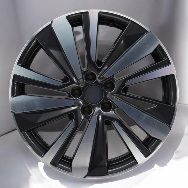 1x Alufelge 19 Zoll 7.0" 5x108 38ET Glanz Graphit 9809685477 Mg Rim Wheel FEL3995791762ux