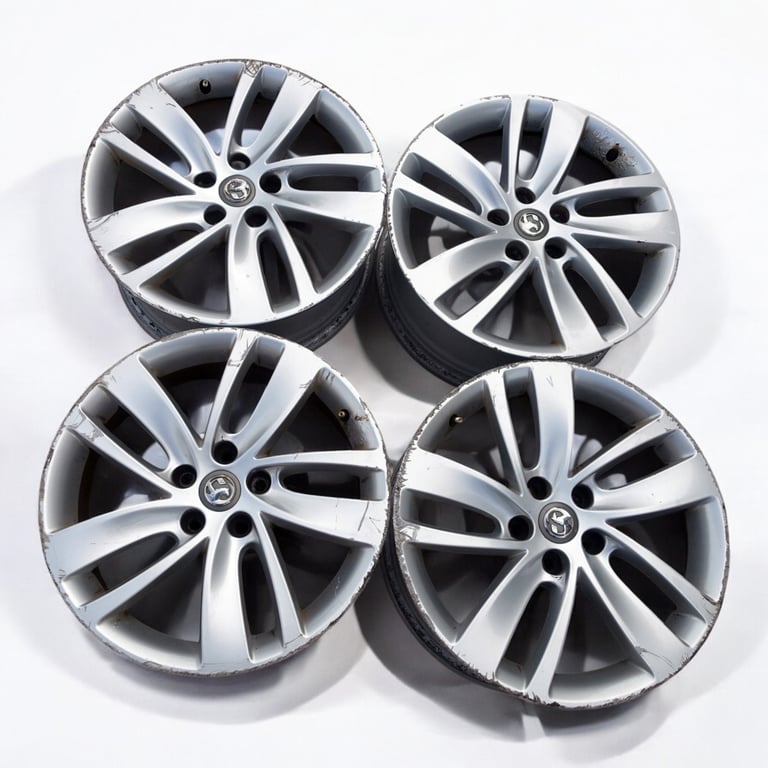4x Alufelge 18 Zoll 8.0" 5x115 46ET Silber 13445443 Opel Astra Cascada Rim Wheel