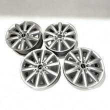 Laden Sie das Bild in den Galerie-Viewer, 4x Alufelge 17 Zoll 7.0&quot; 5x112 54ET Glanz Silber 6855108 Mini F57 F56 F55