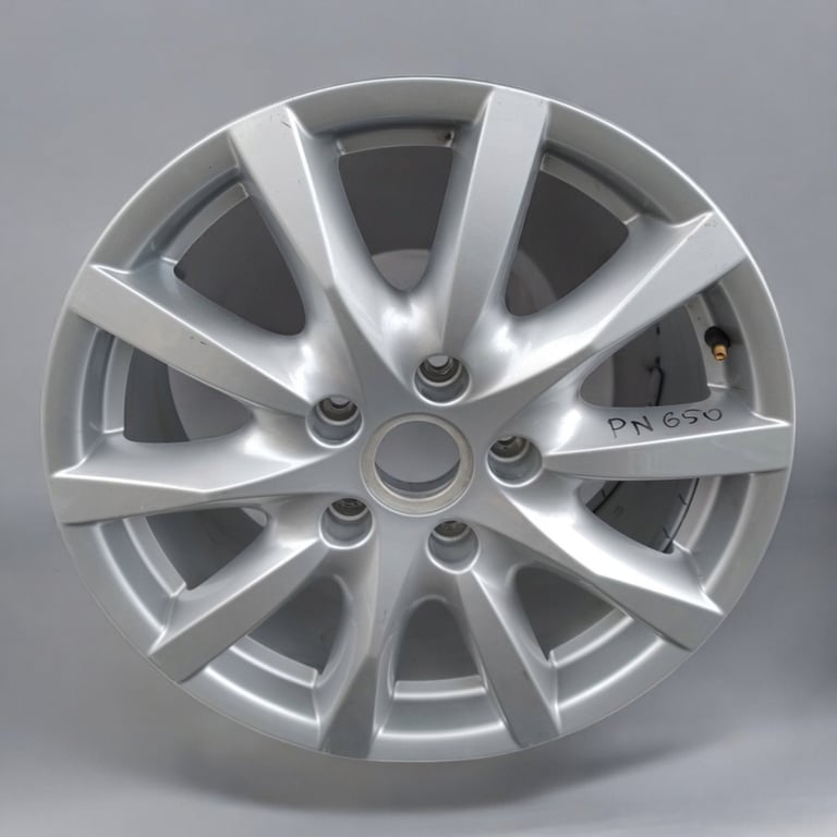 1x Alufelge 18 Zoll 8.0" 5x130 53ET Silber 7P5601025T Porsche Cayenne Rim Wheel