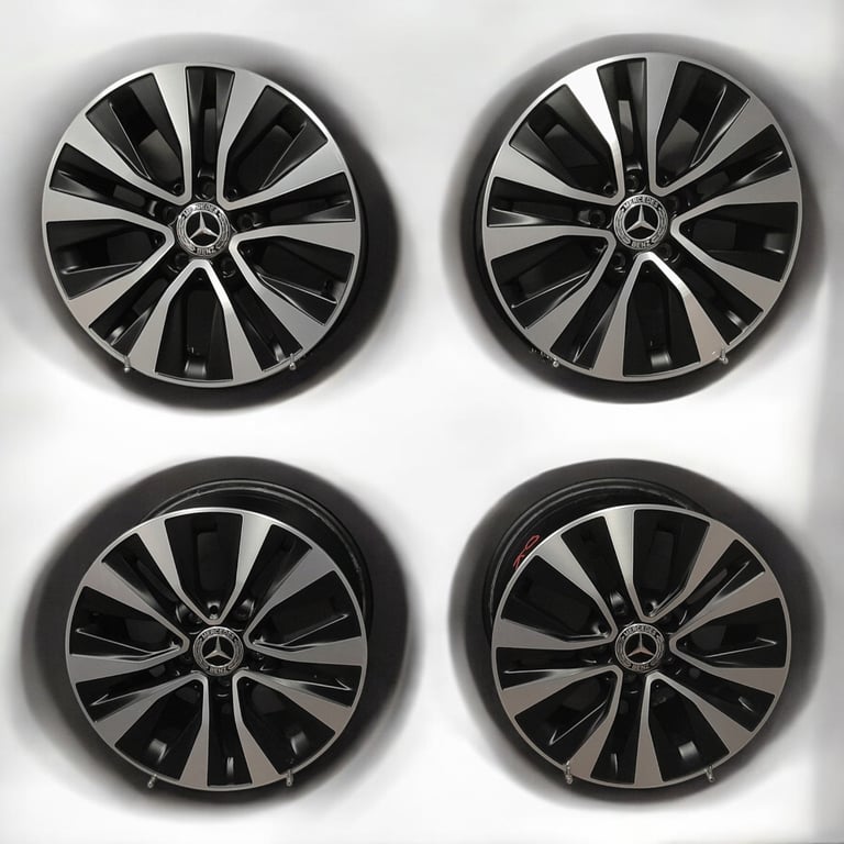 4x Alufelge 16 Zoll 6.5" 5x112 44ET Matt Schwarz A1774010000 Mercedes-Benz W177 FEL1044727940rq