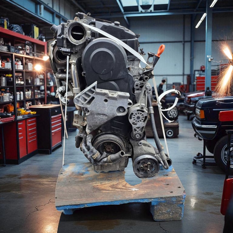 Motor Audi Seat Skoda VW BLS 1.9 TDI 105PS 77kW 131TKm 2009 Diesel Komplett