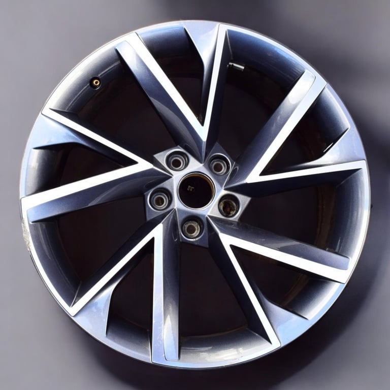 1x Alufelge 19 Zoll 8.0" 5x112 44ET Glanz Grau 3V0601025AP Mg Superb Iii