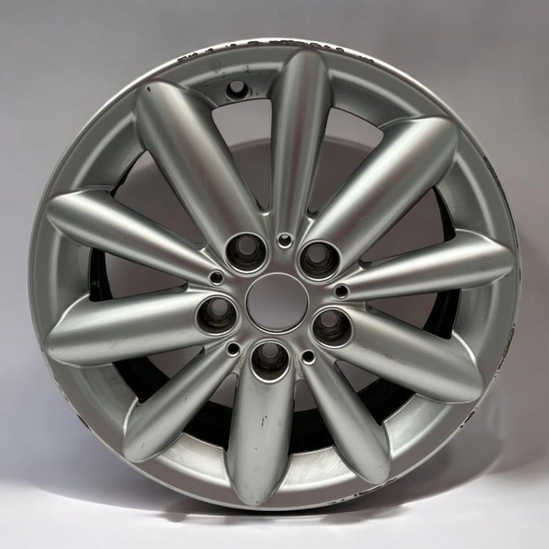1x Alufelge 16 Zoll 5.5" 5x112 46ET Glanz Silber 6855117 Mini F57 F56 F55