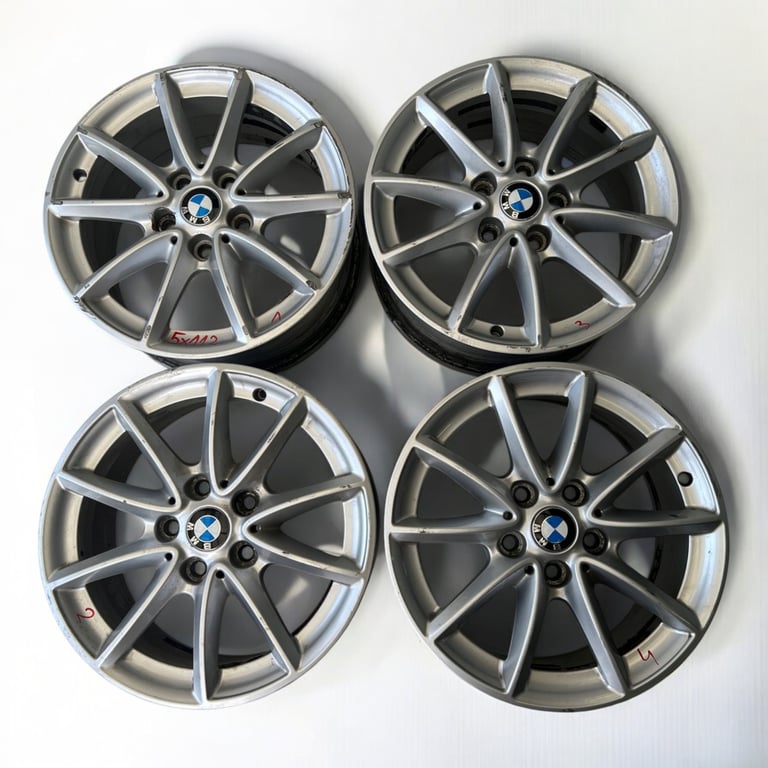 4x Alufelge 16 Zoll 7.0" 5x115 52ET Glanz Silber 6855080 BMW F45 Rim Wheel FEL2900944161cn