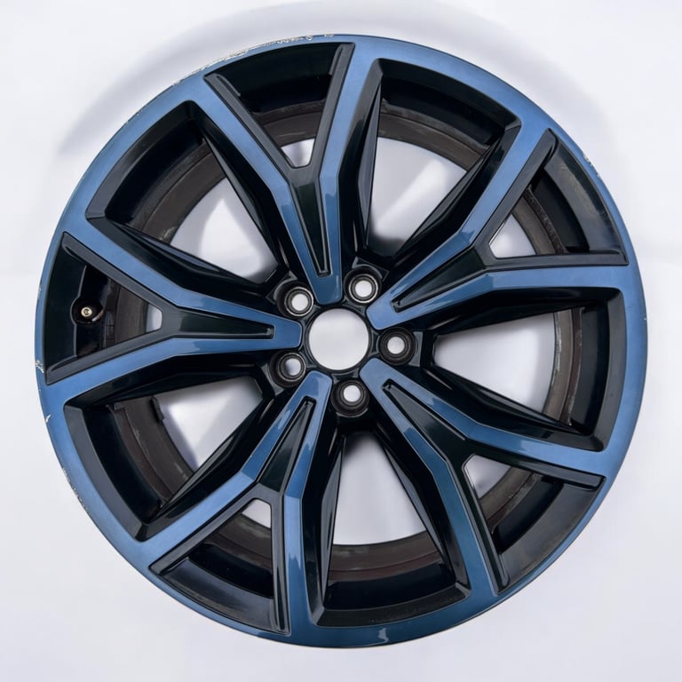 1x Alufelge 18 Zoll 7.0" 5x112 39ET Glanz 2GM601025Q VW T-Cross Rim Wheel