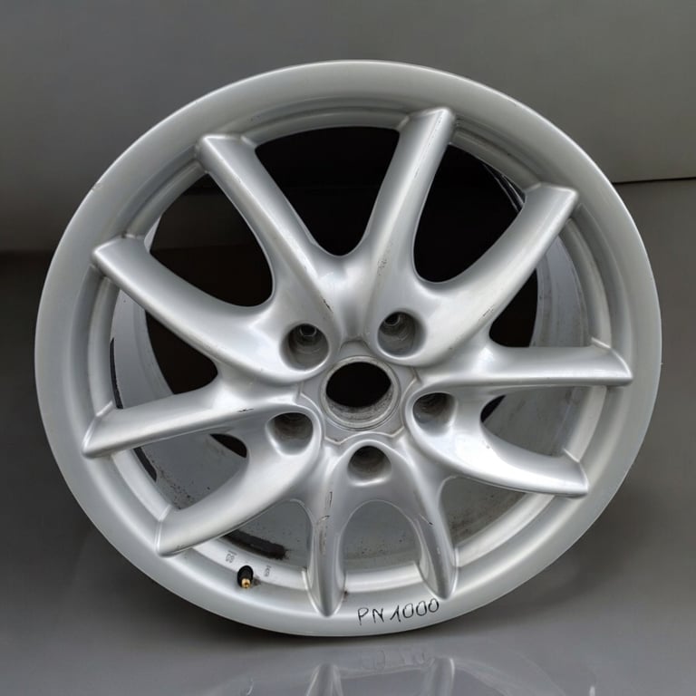 1x Alufelge 19 Zoll 9.0" 5x130 60ET Glanz Silber 7L5601025B Porsche Cayenne