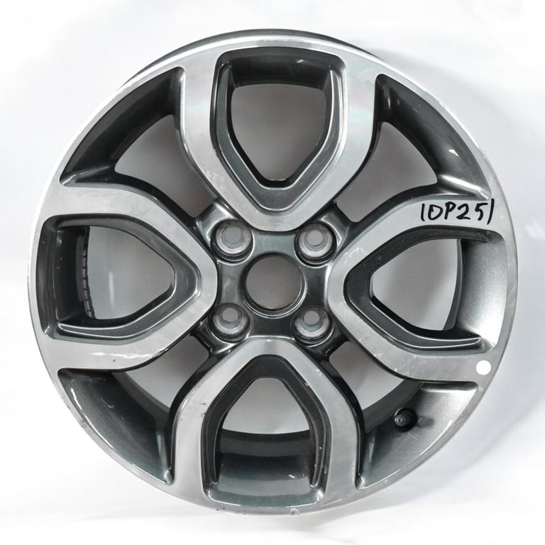 1x Alufelge 15 Zoll 6.0" 4x100 51ET Glanz Graphit 52910-G6350 Kia Picanto Mg