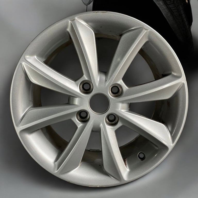 1x Alufelge 16 Zoll 6.5" 4x108 47,5ET Glanz Silber H1BJ-1007-C1A Ford Fiesta