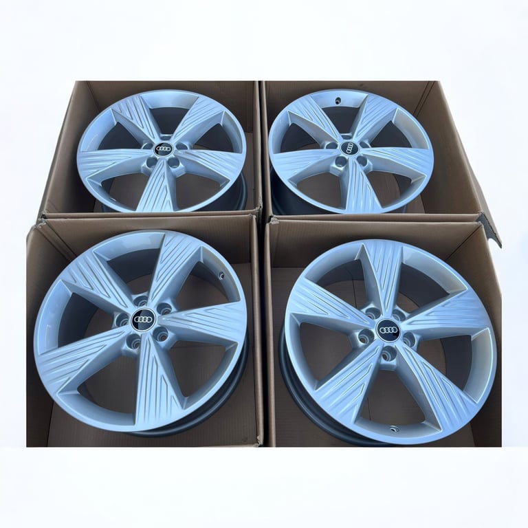 4x Alufelge 19 Zoll 8.0" 5x112 45ET Glanz Schwarz 89A601025B Audi E-Tron FEL1767647962rd